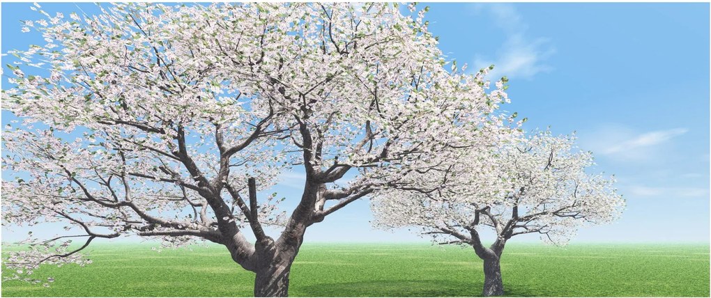 Tablou cu copaci (120x50 cm)