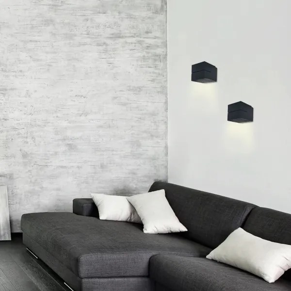 Aplică KAUNAS 1xG9/10W/230V neagră Rabalux 7017