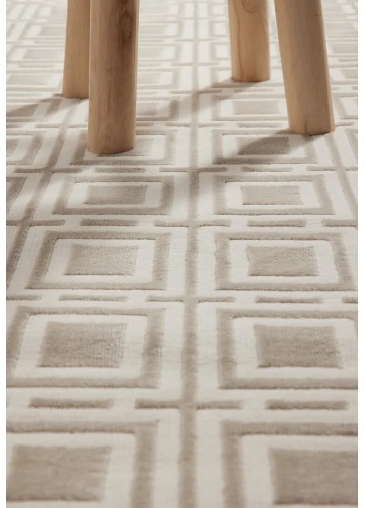Covor tip traversă crem 80x240 cm Perles Howlite – Elle Decoration