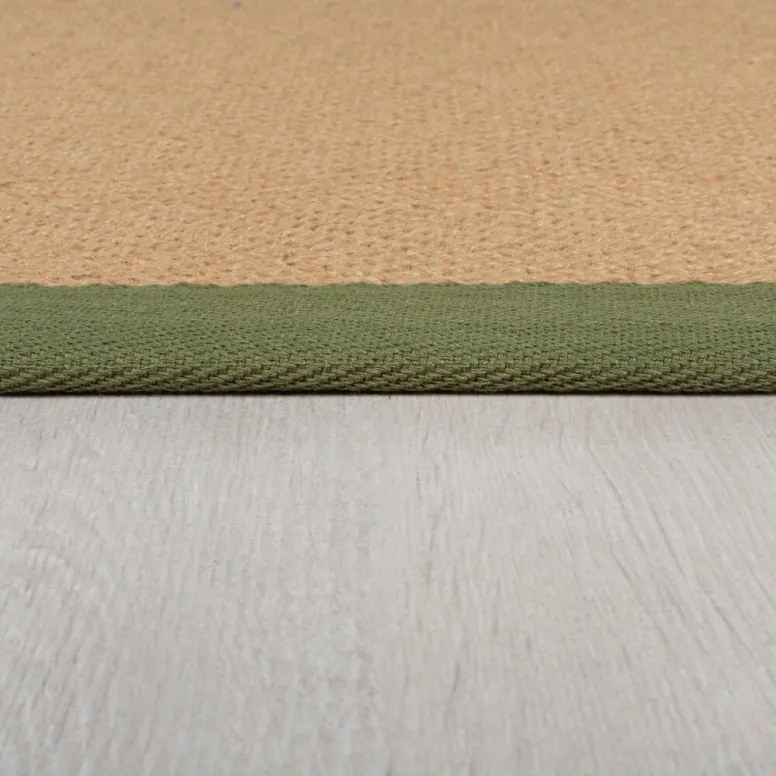 Covor Kira Jute Verde 200X290 cm, Flair Rugs