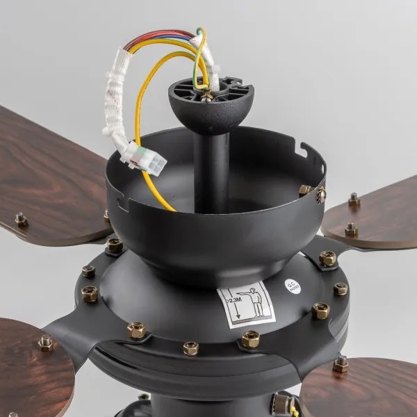 Ventilator de tavan ZEVENTI ZURRIOLA 3xE27/60W/230V