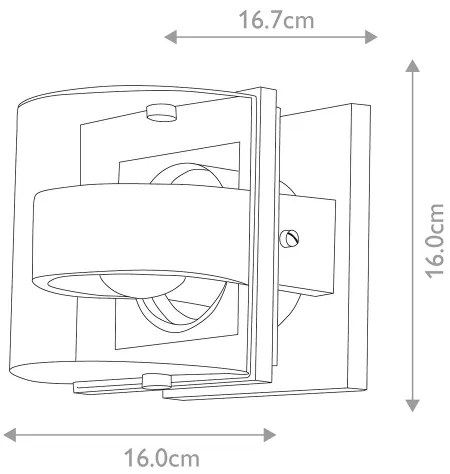 Aplică de exterior FRIDA 1xE27/60W/230V IP54 Elstead