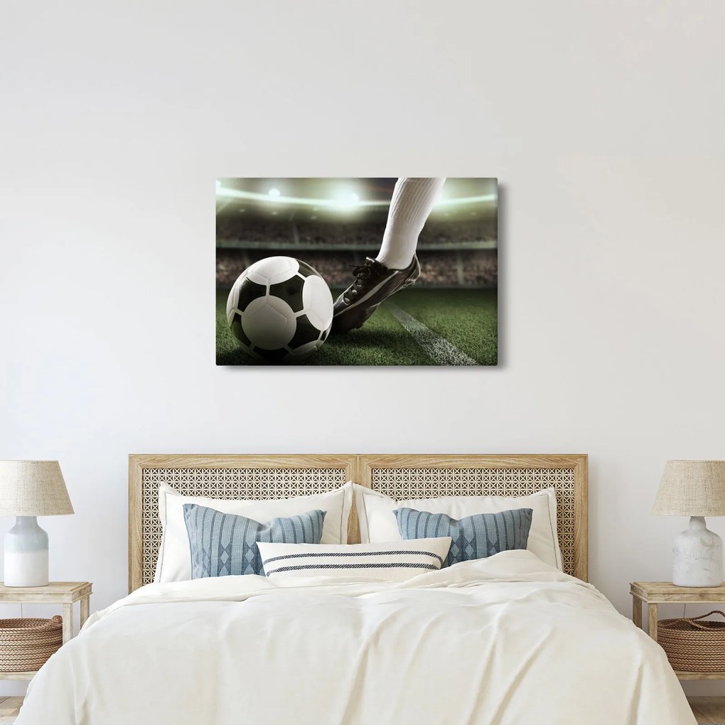 Tablou - Minge de fotbal (90x60 cm)