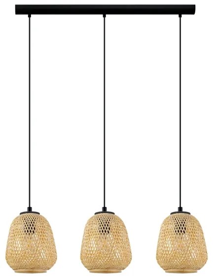 Eglo 43262 - Lustră pe cablu DEMBLEBY 3xE27/40W/230V