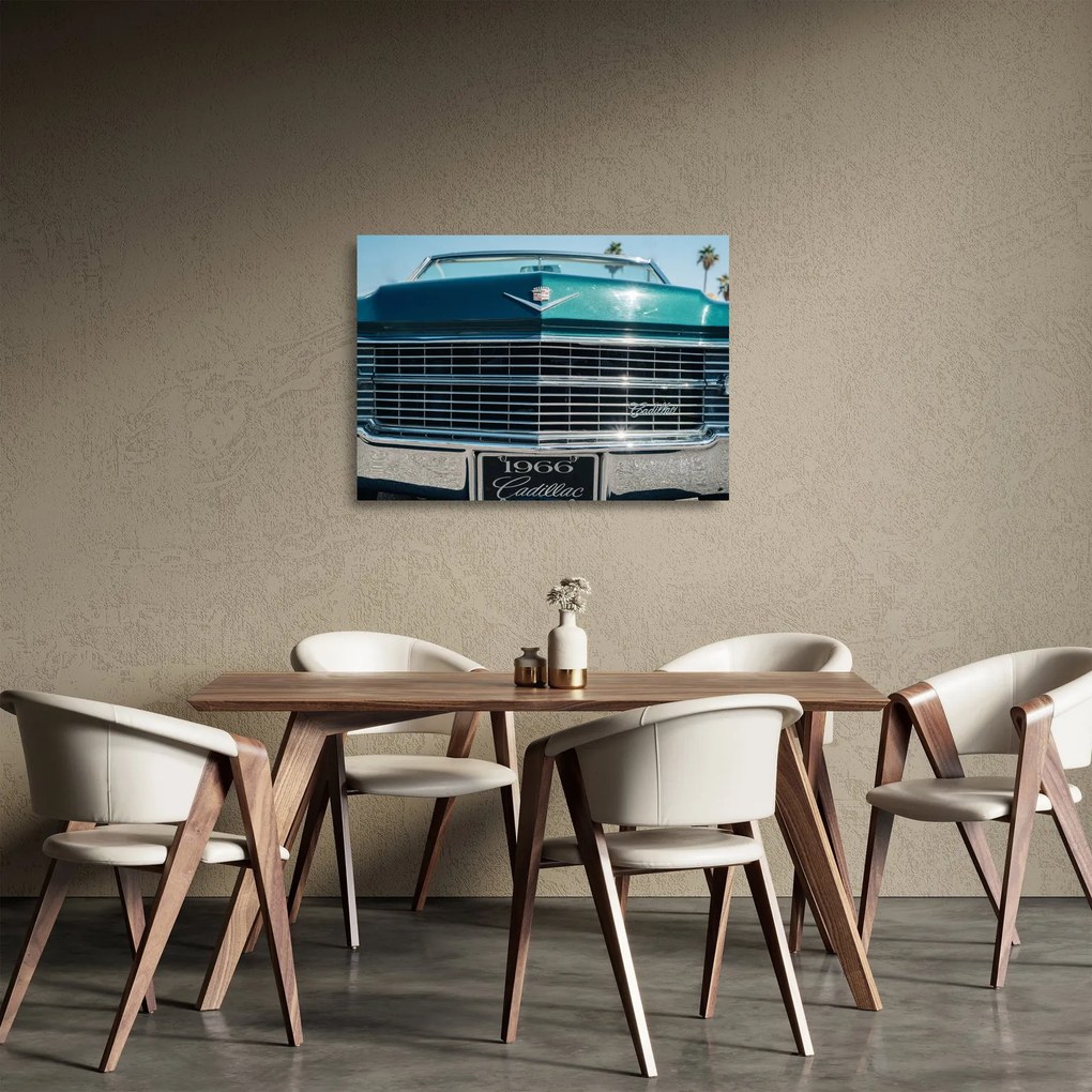 Tablou pe sticlă - Cadillac (70x50 cm)