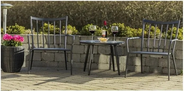 Masă de grădină Le Bonom Lounge, ø 51 cm, gri