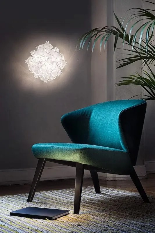 Aplica perete sau tavan design unicat realizat manual Veli Medium Opal, 53cm