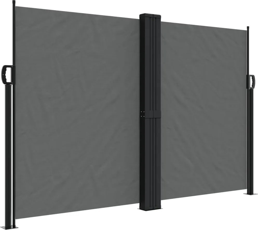 vidaXL Copertină laterală retractabilă, antracit, 160x1000 cm