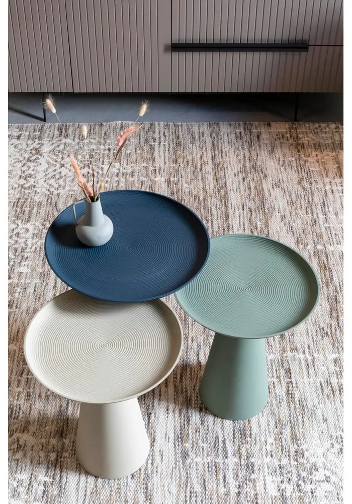 Măsuță auxiliară rotundă din metal ø 34,5 cm Ringar – White Label