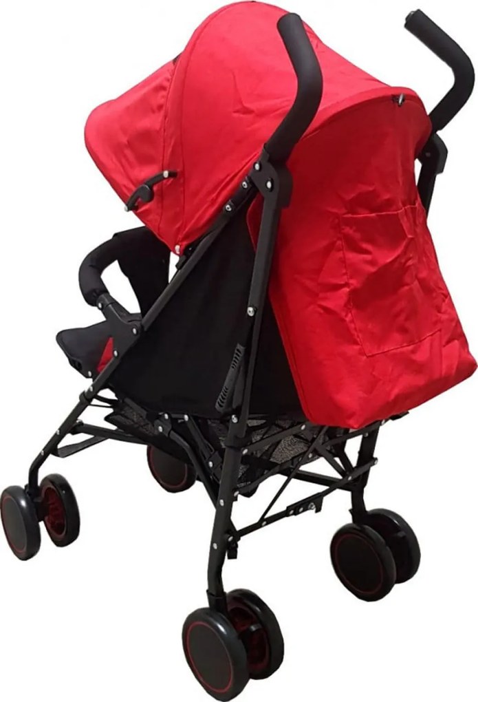 Carucior sport tip umbrela Baby Care™ PRO 803B, Spatar reglabil in 7 trepte, Pozitie somn, Amortizoare, Frana picior, Pliabil, Rosu