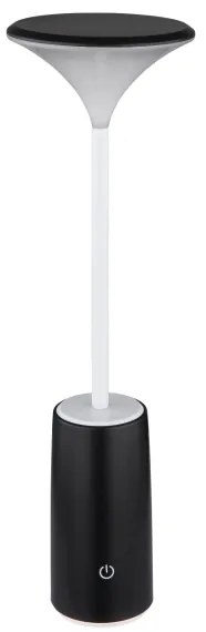 Lampă LED dimabilă de masă Globo 21020B QUIRIN LED/1,2W/3,7V 3000K negru
