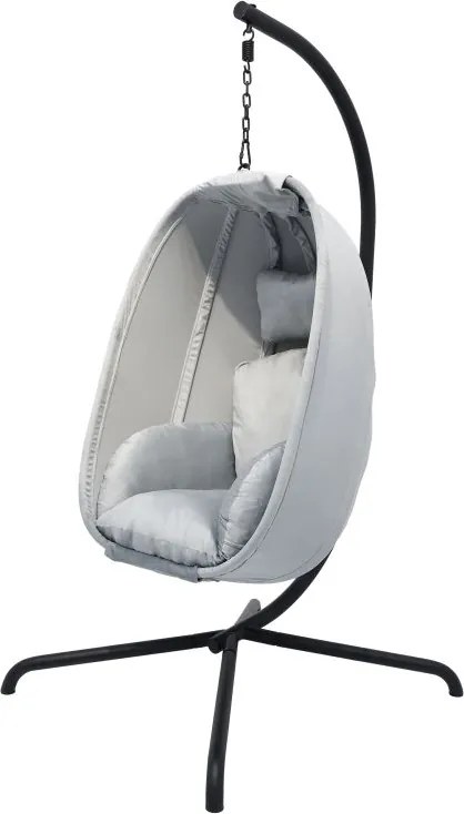 MIADOMODO scaun suspendat de tip hamac, gri, capacitate maxi