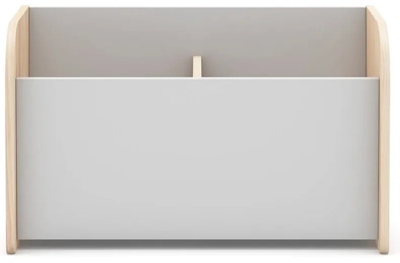 Bibliotecă de copii albă 70x42 cm Esteban – Marckeric