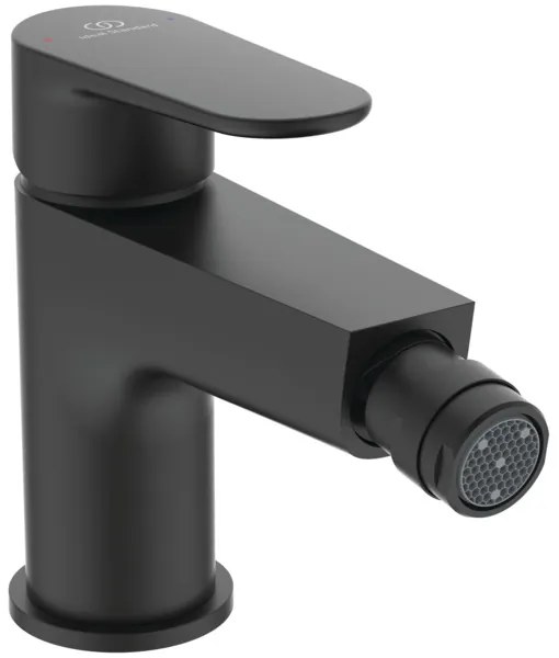 Baterie bideu Ideal Standard Cerafine O negru mat cu ventil click-clack inclus BD716XG Negru mat
