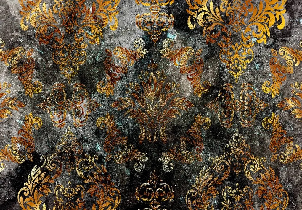 Fototapet - Motiv auriu maro - beton (254x184 cm)