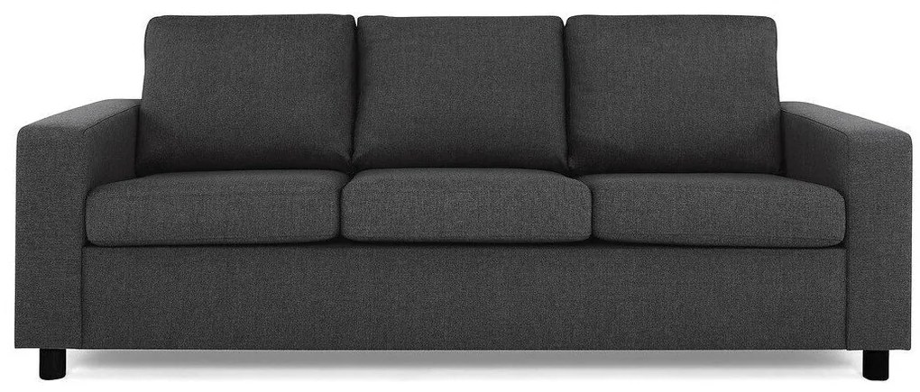 Canapea Scandinavian Choice C169Numărul de locuri: 3, Antracit, Negru, 214x88x86cm, Tapiterie, Picioare: Plastic
