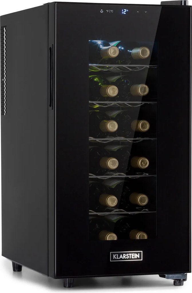 Klarstein Bellevin 18 Uno, răcitor de vinuri, 52 de litri, 11 - 18 ° C, o zonă