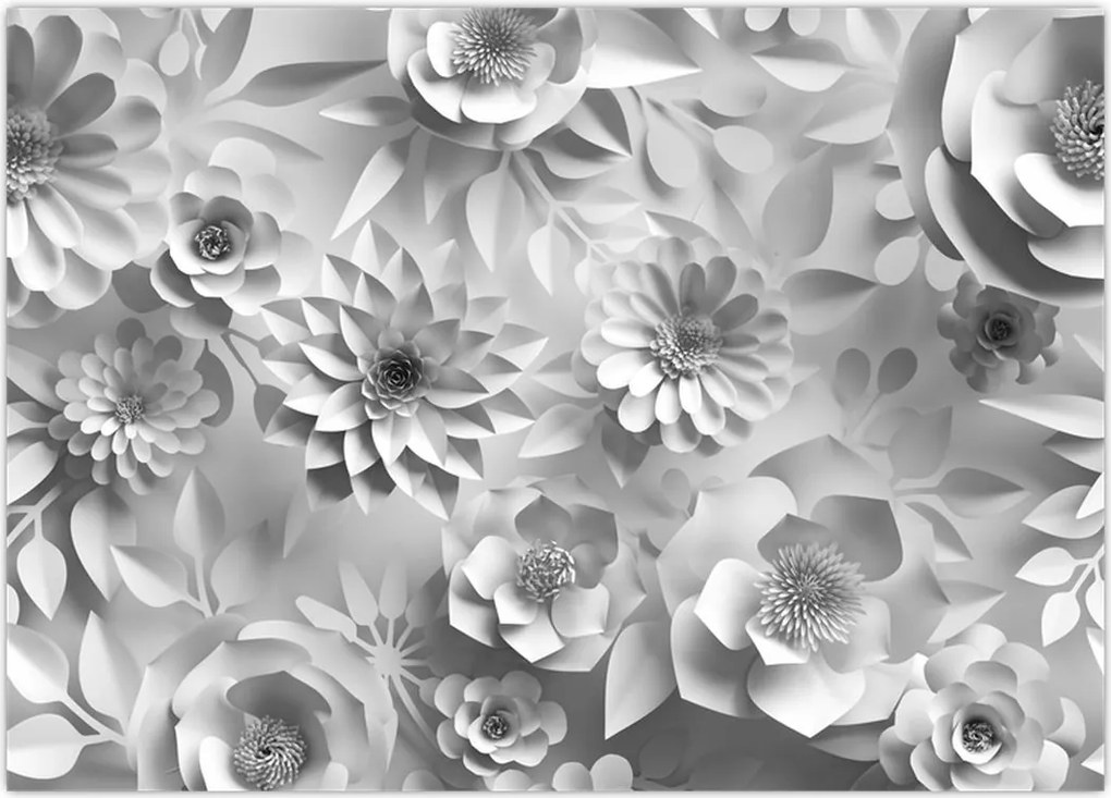 Tablou - Flori albe (70x50 cm)