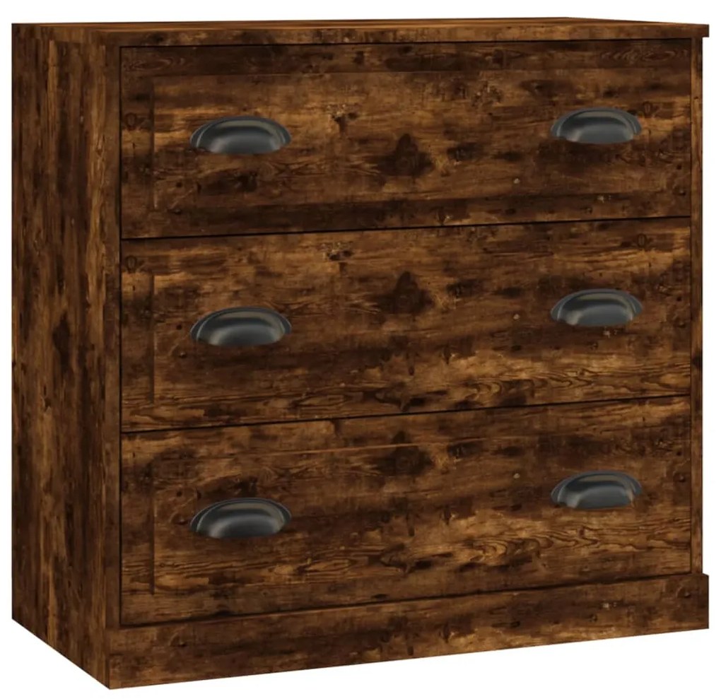 816229 vidaXL Servantă, stejar afumat, 70x35,5x67,5 cm, lemn prelucrat