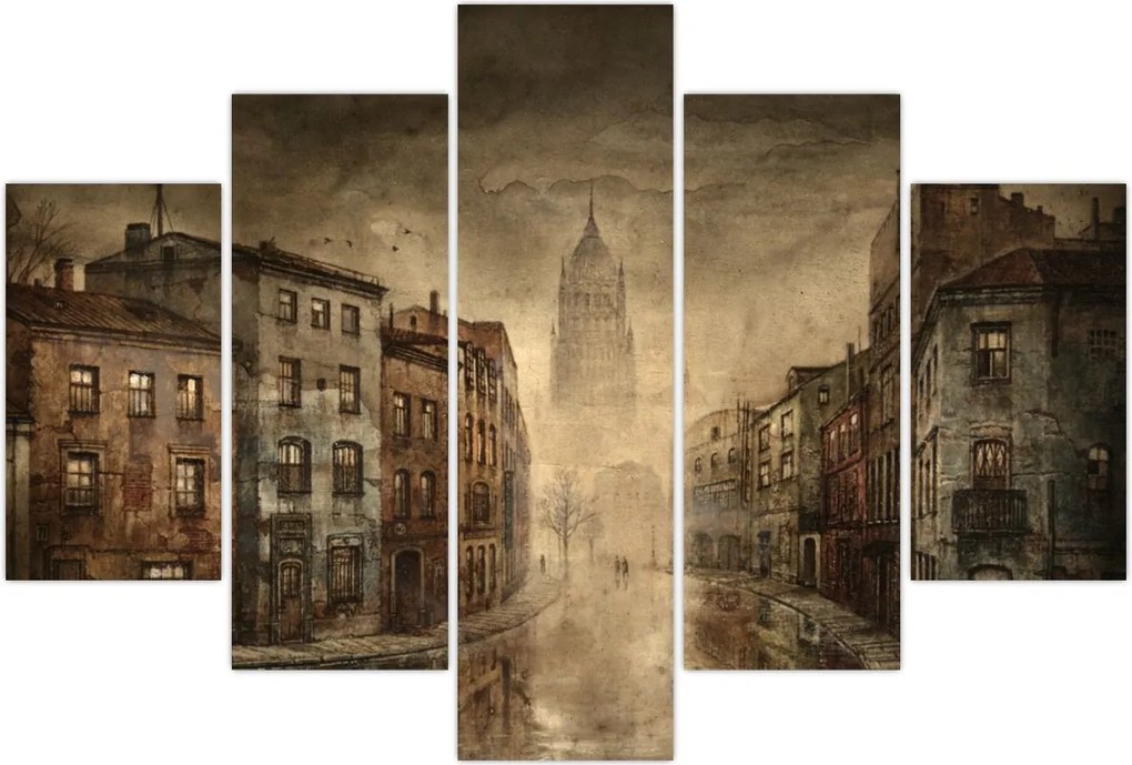 Tablou - Pictura orașului (150x105 cm)