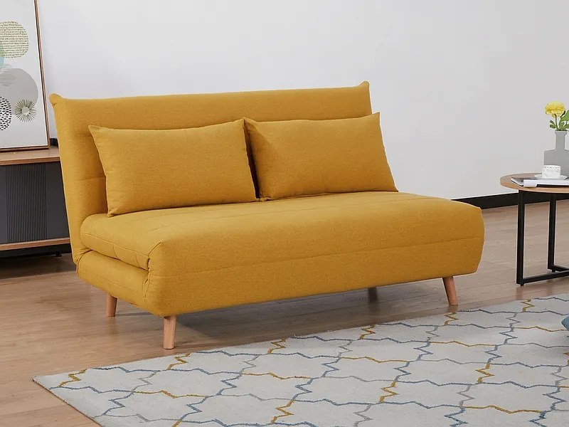 Canapea futon Susan (galben). 1050830