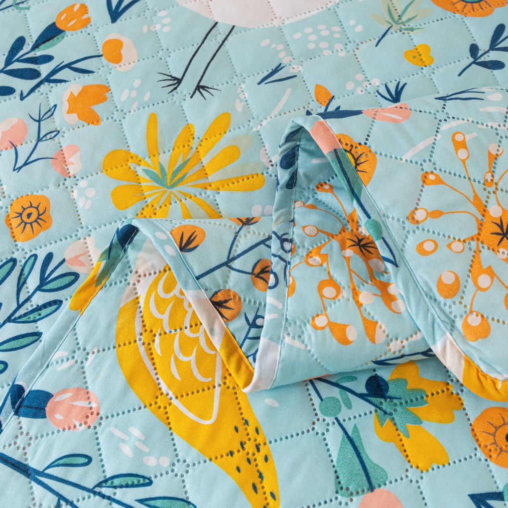 Cuvertura de pat SPRING TWEET, colorată Dimensiune: 170 x 210 cm