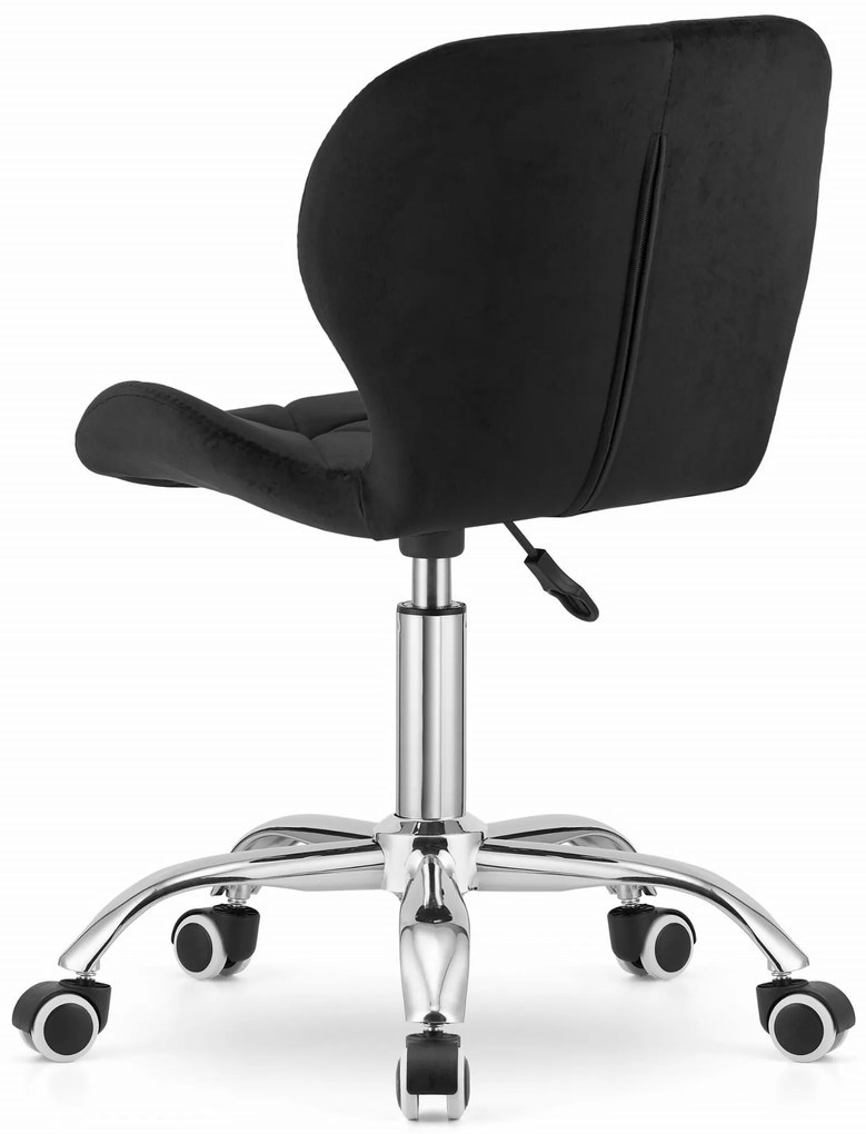 Scaun de birou AVOLA VELVET negru