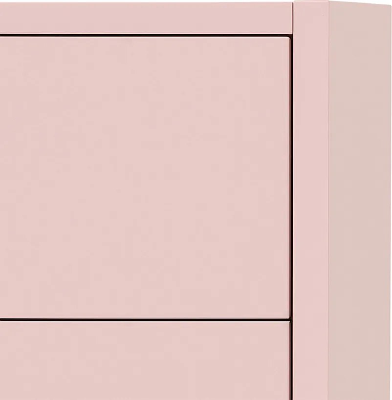 Boxie 2 sertare dulap de perete 40x40x37 cm roz