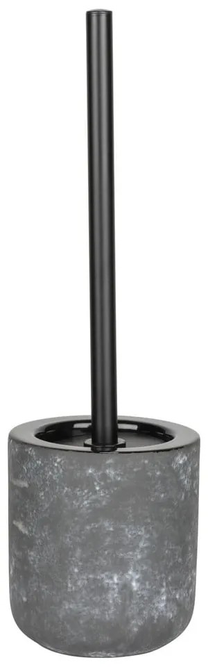 Perie de WC gri din ceramică Sacile – Wenko
