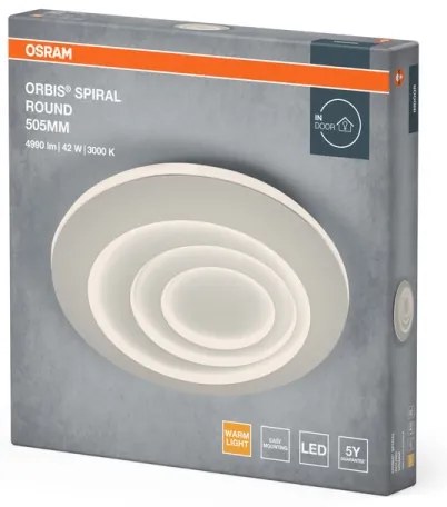 Osram - Plafonieră LED ORBIS SPIRAL LED/42W/230V, diam. 50,5 cm