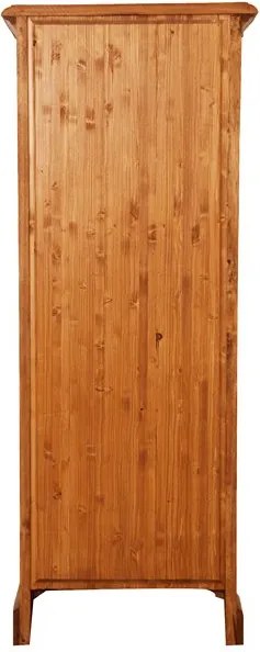 Vitrina, L55 43 H150 cm, 2 usi 1 sertar