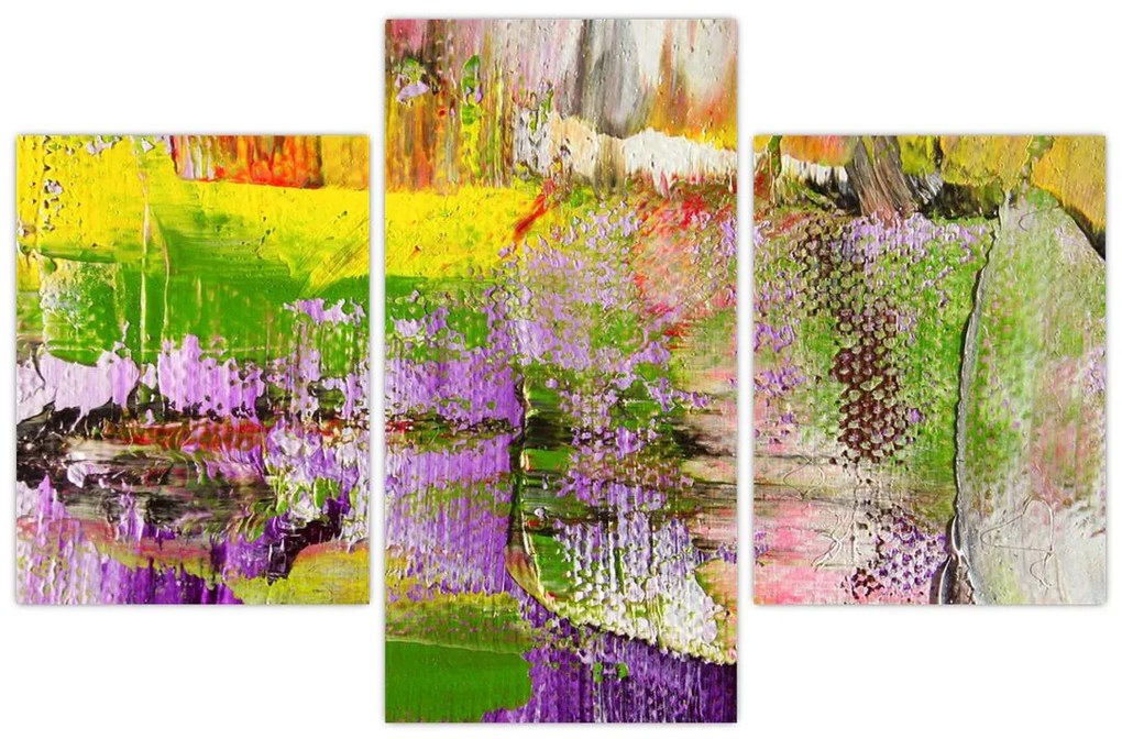Tablou cu abstracție - pictura (90x60 cm)