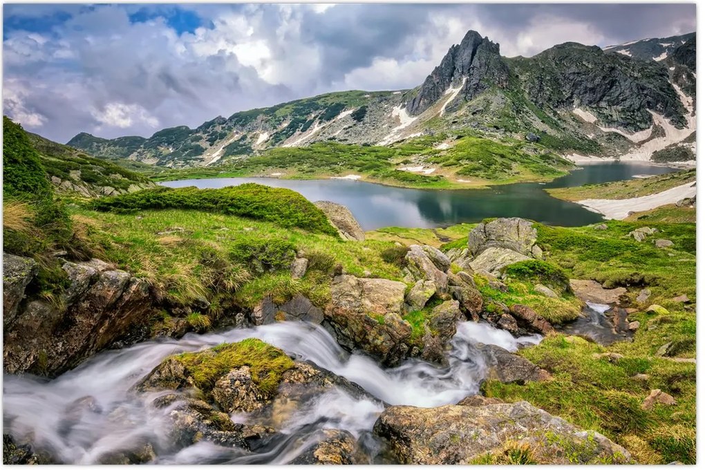 Tablou - Vedere la Muntele Rila (90x60 cm)