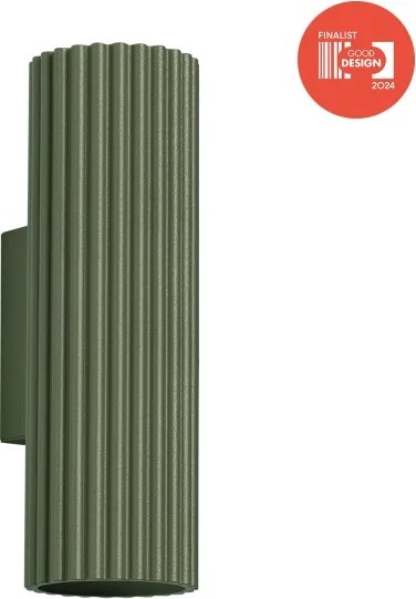 Brilagi - Aplica de perete CRESTO 2xGU10/10W/230V 20 cm verde