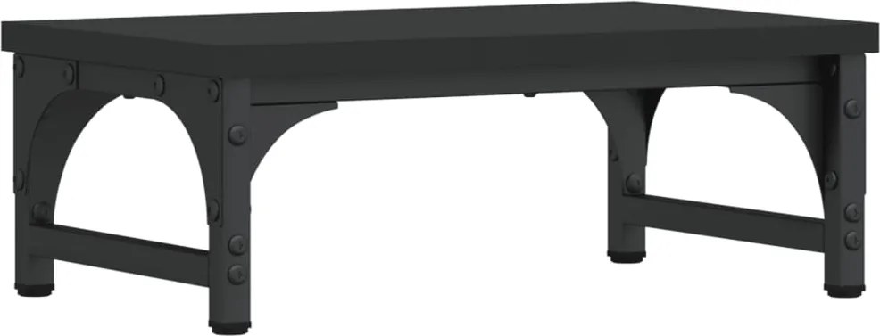 vidaXL Suport pentru monitor, negru, 37x23x14 cm, lemn compozit