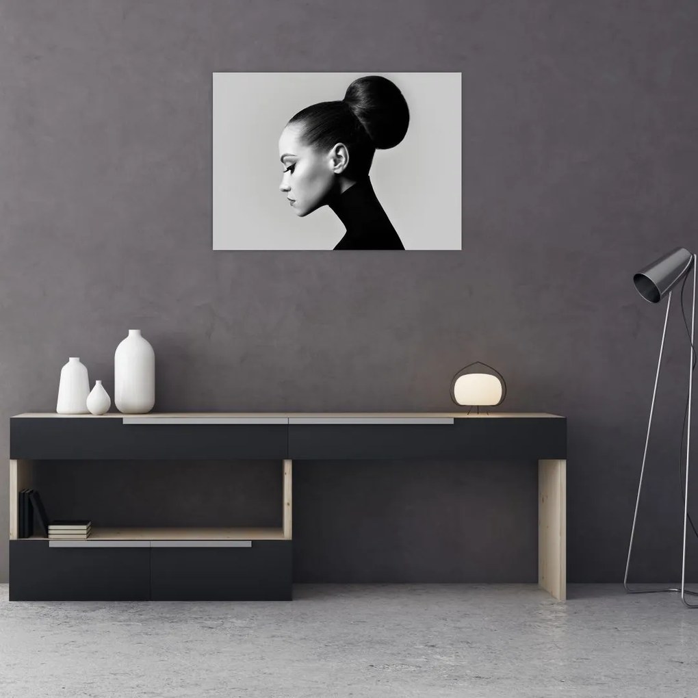 Tablou - Profilui femeii frumoase (70x50 cm)