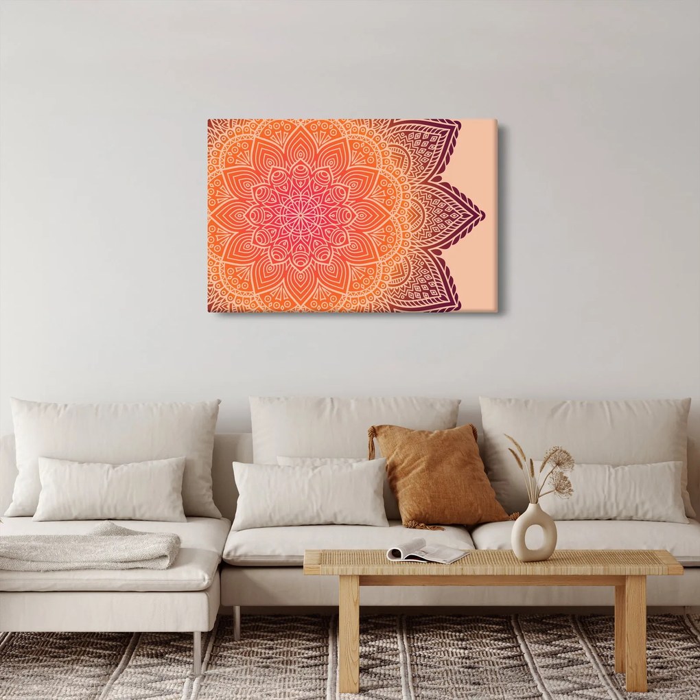 Tablou - Mandala artă (90x60 cm)