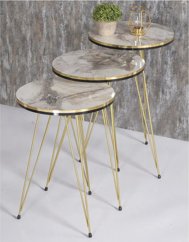 Set masuta de cafea,Seria 440Homs, 3 buc,20034