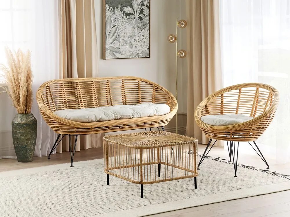Set mobilier de grădină Marza (natural). 1081221