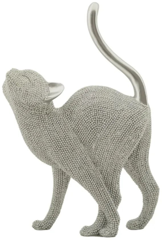 Decorațiune Gatto Sparky, 17,5X9X26 cm, Mauro Ferretti