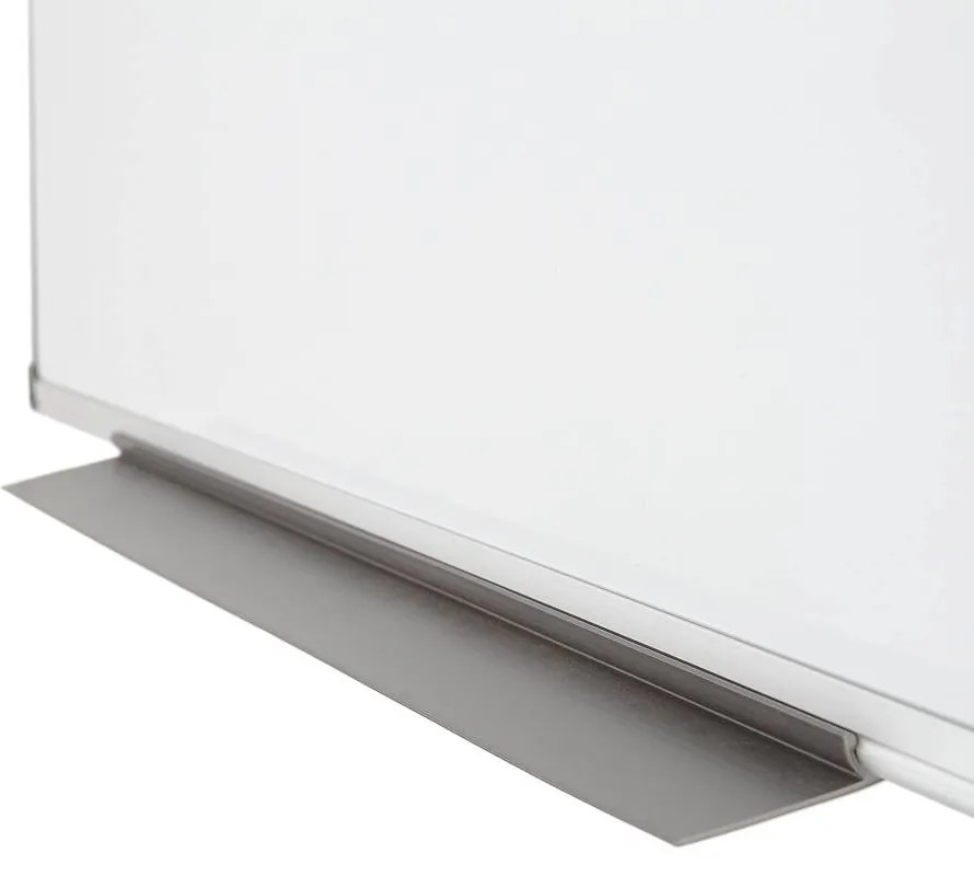 Combi Board tabla alba/pluta 90 × 120 cm, aluminiu