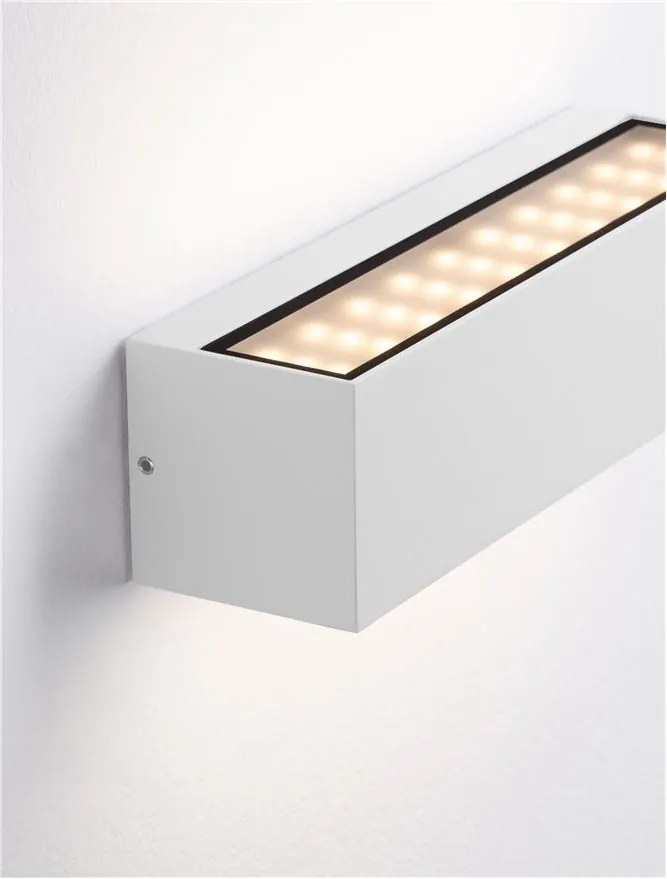 Aplica LED iluminat exterior ambiental IP54 FLORA alba