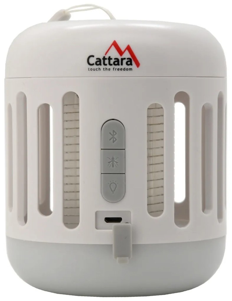 Lanternă bluetooth reîncărcabilă Cattara cu cușcăde prindere a insectelor Music cage, 60 lm