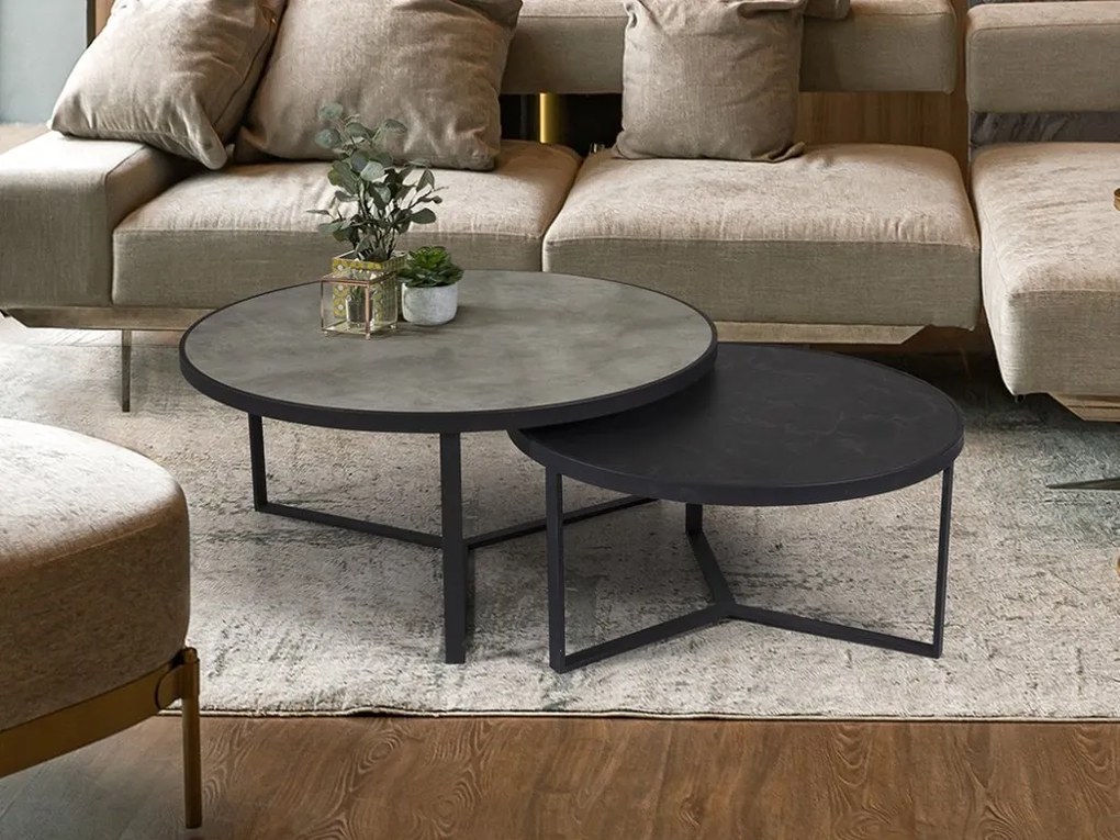 Set de 2 Masute de cafea design modern Naira