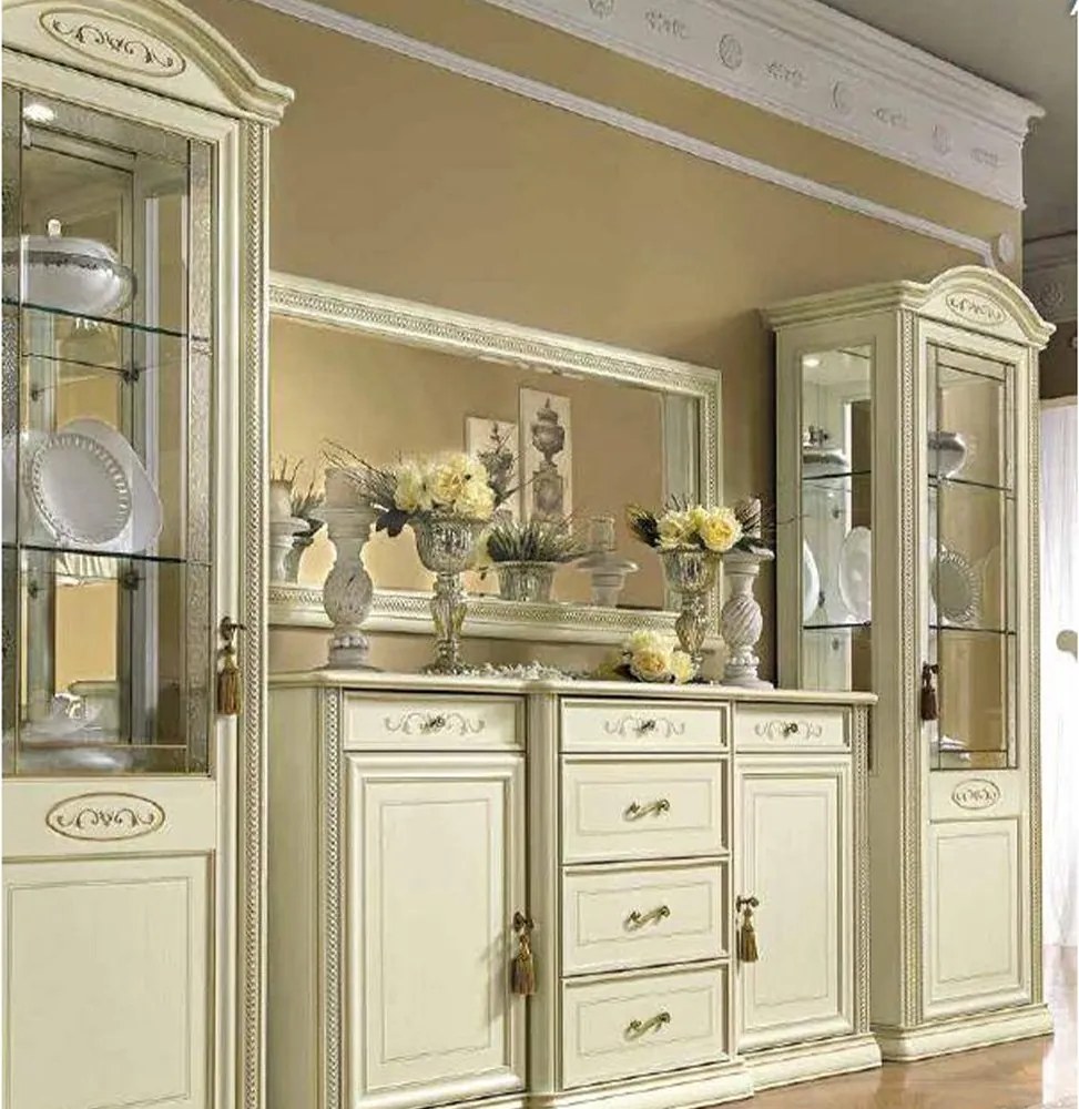 Oglindă lemn masiv maxi Caterina 161×76 cm