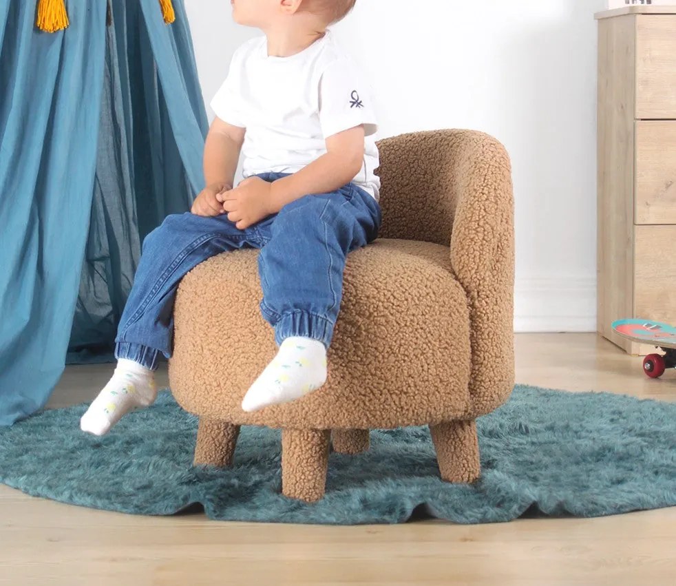 Taburet tapițat Moouv 3342 - Brown