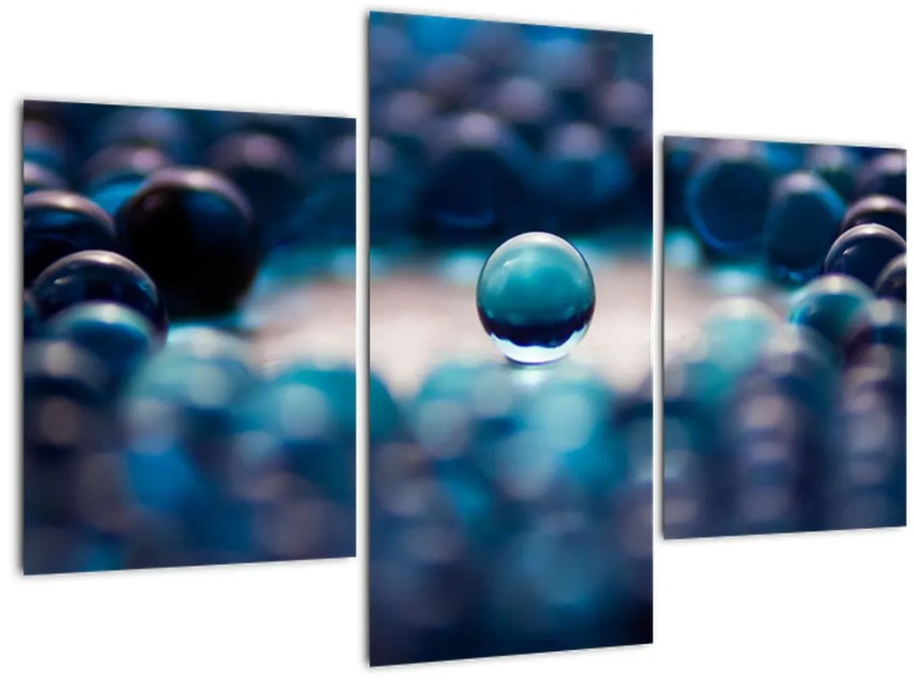 Tablou - Bile albastre (90x60 cm)