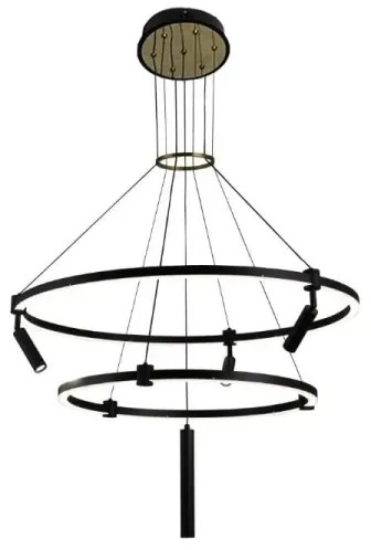 Lustră LED dimabilă pe cablu LED/140W/230V 3000-6500K + telecomandă