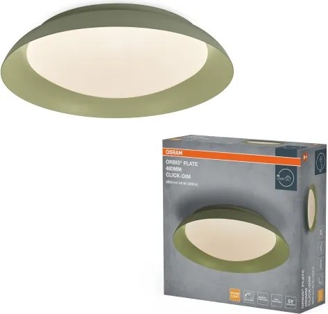 Osram -LED Plafonieră LED dimabilă PLATE LED/45W/230V Ø 48 cm verde