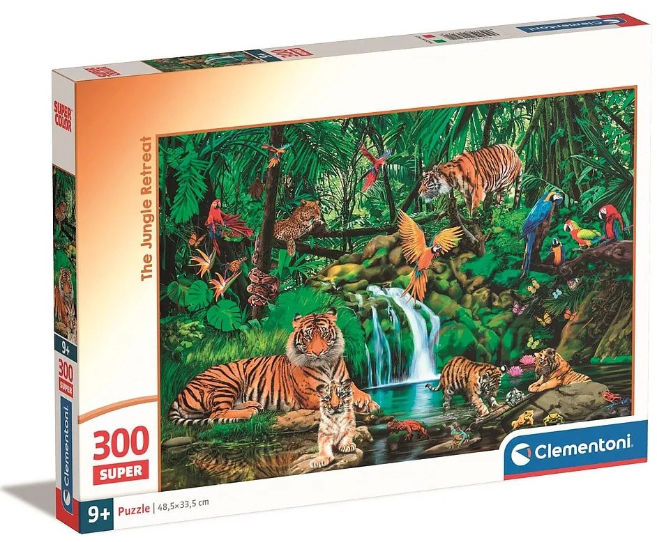 Animale Jungle Retreat Puzzle Clementoni cu 300 piese